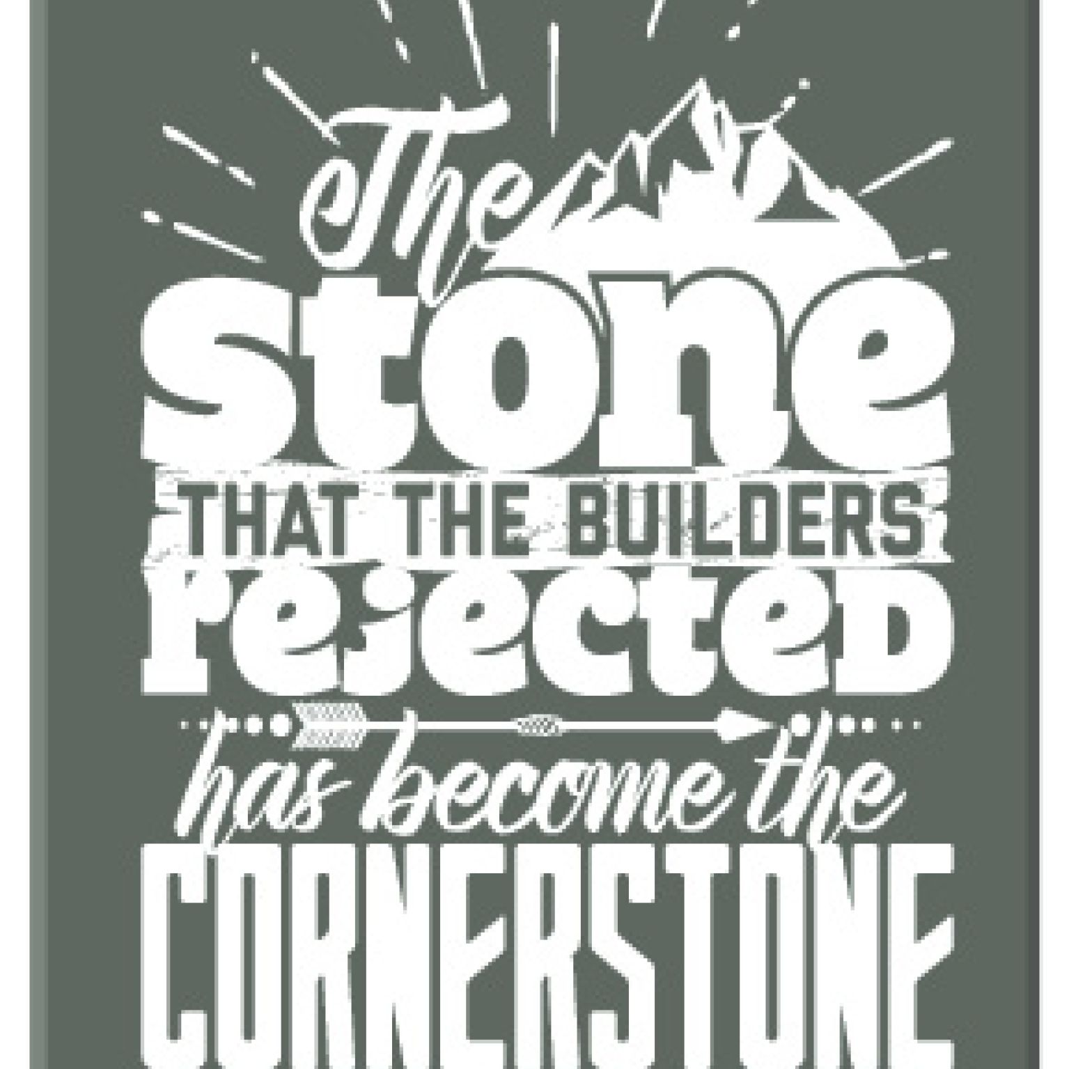 Kadobord the stone - MA23328 -  Cadeauborden A4 bij MajesticAlly