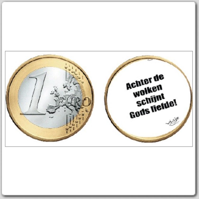 Stickervel serie c euromunten - 44413 -  Divers bij MajesticAlly