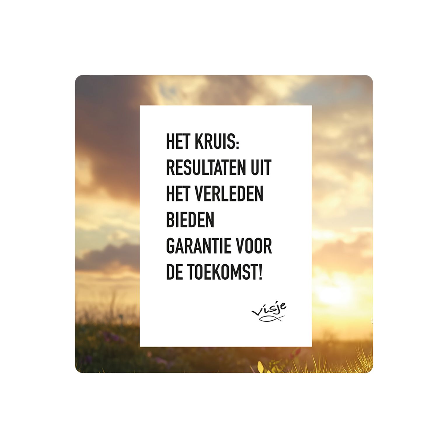 V16015 Visje Cadeaubordjes 15x15 Het kruis f7374a9b