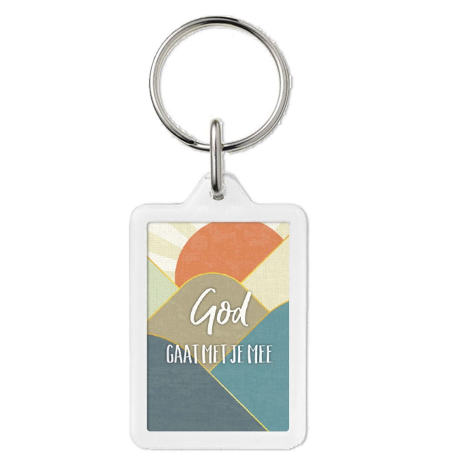 Sleutelhanger 'God gaat met je mee' - MA43212 -  Sleutelhangers bij MajesticAlly