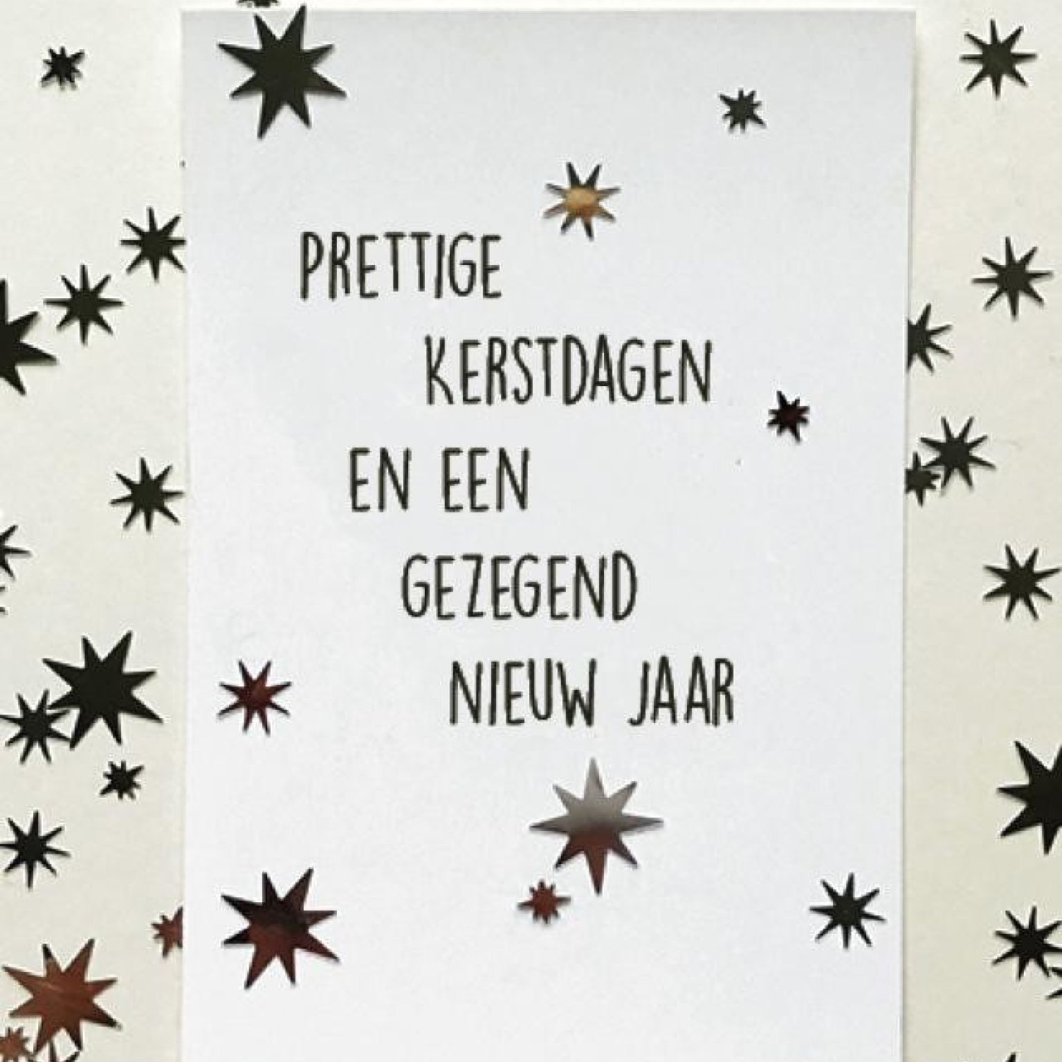 Kerstkaart 'Sterretjes' - MA26223 -  Kerst bij MajesticAlly