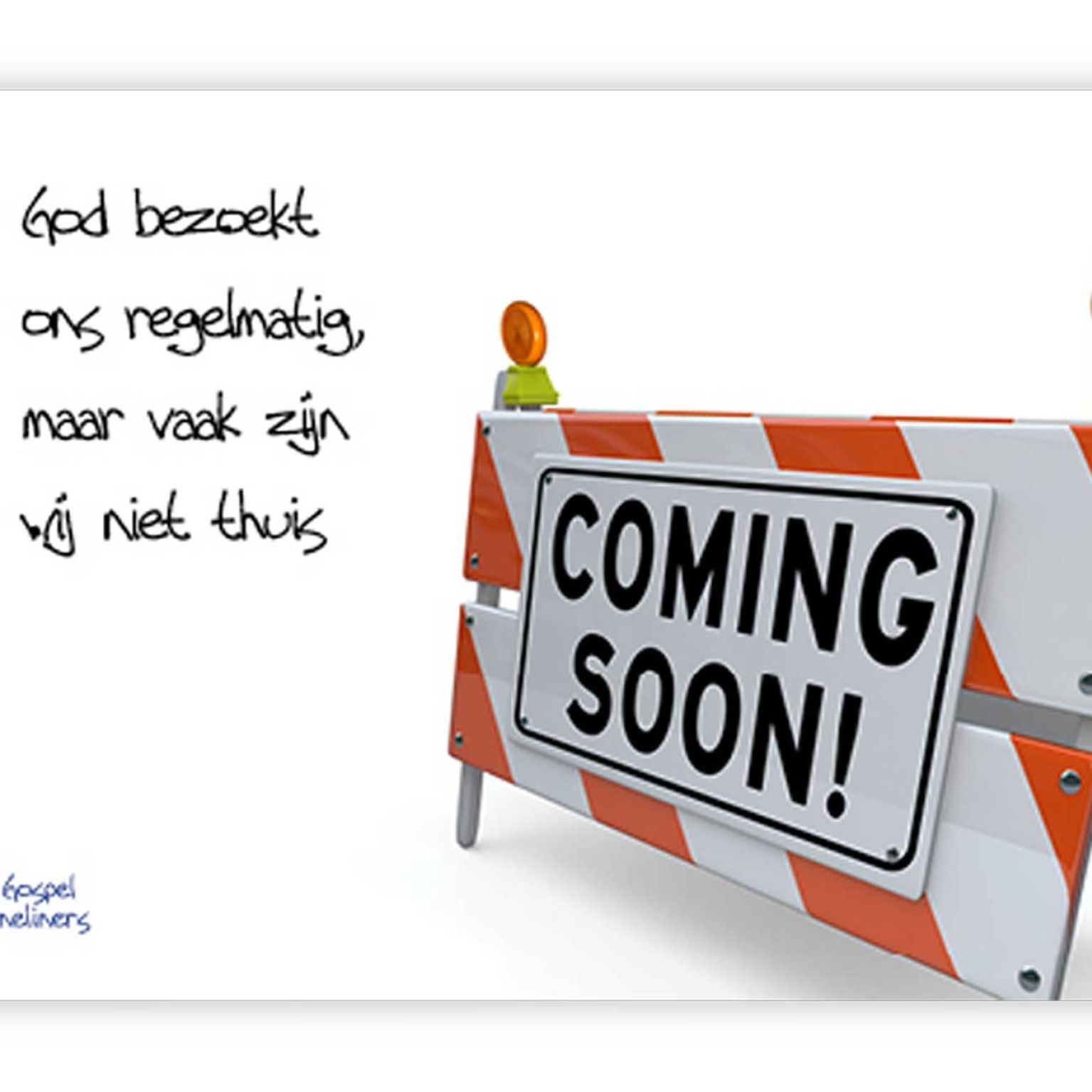 'God bezoekt ons regelmatig' - MA10032 -  Quotes