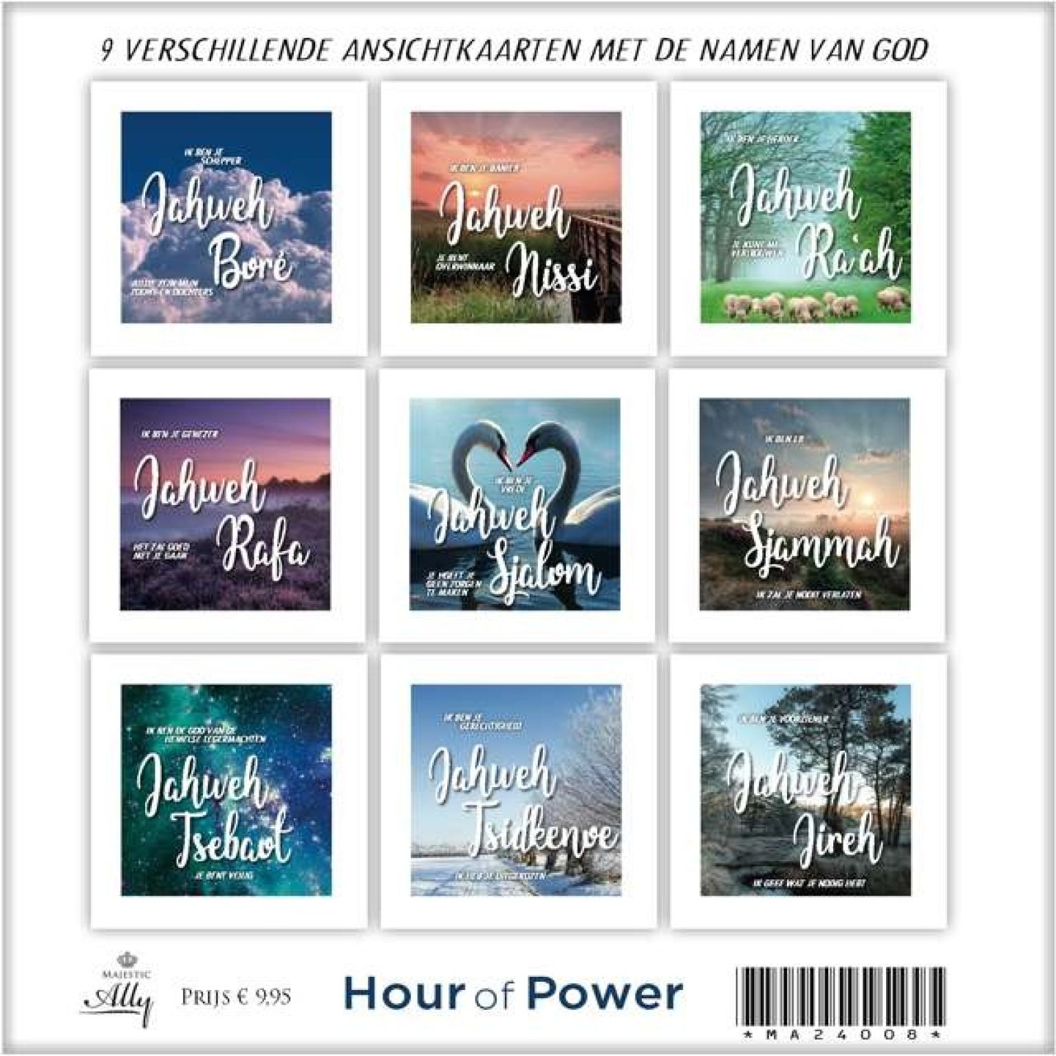 Kaarten serie Namen van God set9 - MA24008 -  Voordeelpakjes bij MajesticAlly