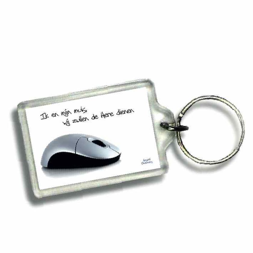 Sleutelhanger ik en mijn muis - 46626 -  Gospel Oneliner bij MajesticAlly