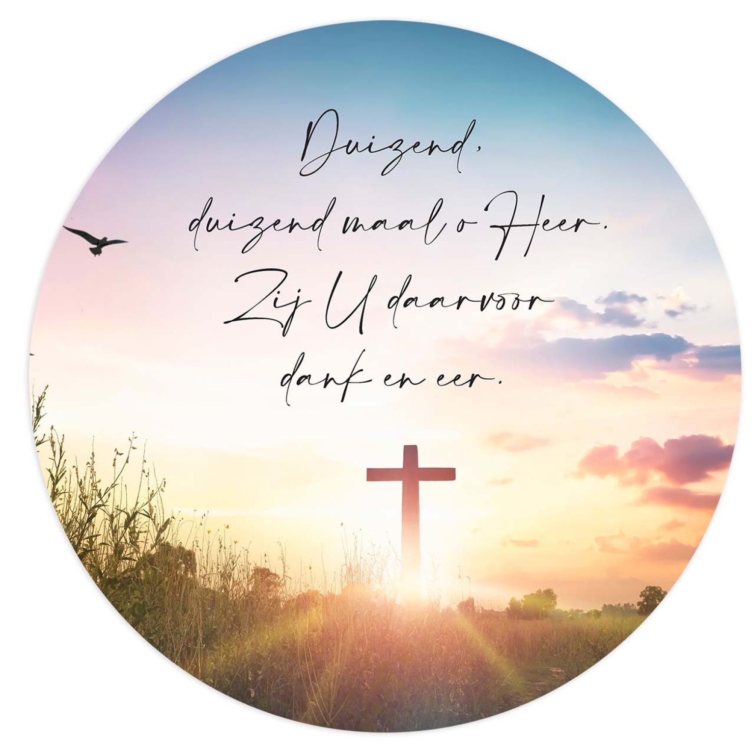 Paascirkel 'Duizendmaal - kruis' - MA39902 -  Pasen bij MajesticAlly